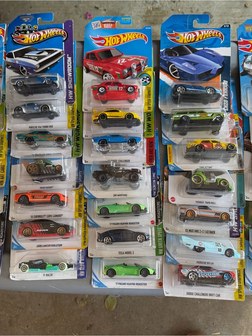 Hot Wheels Assorted Toy Cars - Blue, Red, Green, Yellow